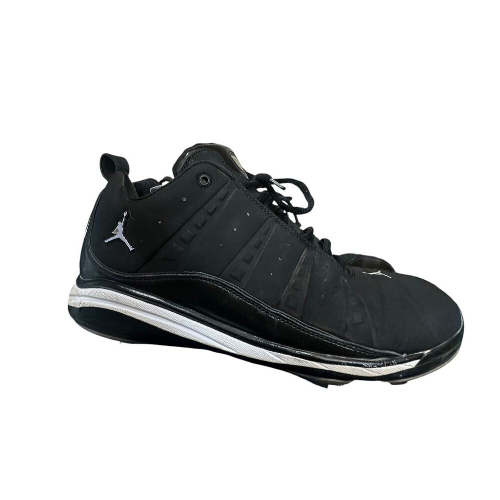 Jordan Jumpman 2008 Jeter Vital Black Metal Baseball Cleats Men's Size 12 Used